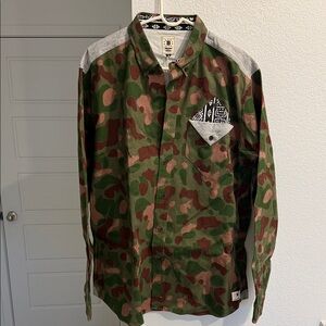 BDG CAMO/Green  Logo Patch